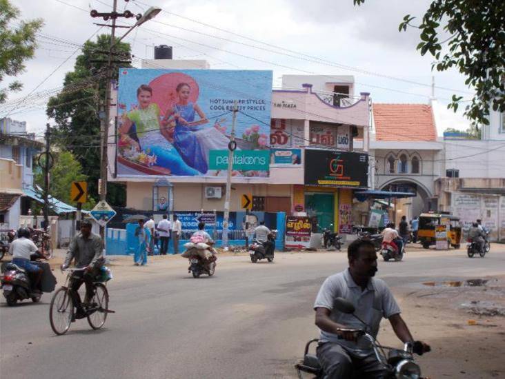 Hoarding - Samathanapuram Junction Palayamkottai Market,  Tirunelveli, Tamilnadu