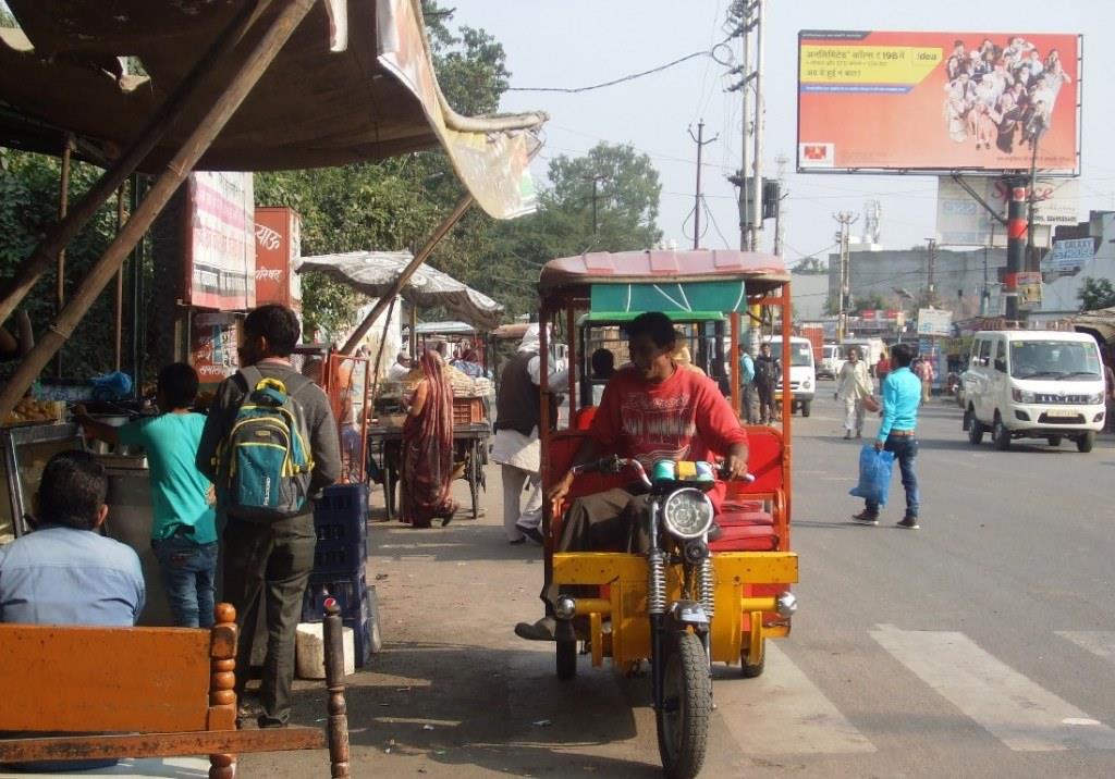Unipole-Roadways Bus Stand fcg Bus Stand, Dhampur, Uttar Pradesh, 