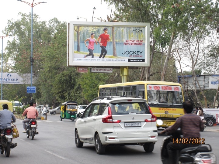 Outdoor Advertising - Unipole, Airport Road, Indore, Madhya Pradesh-1656918362