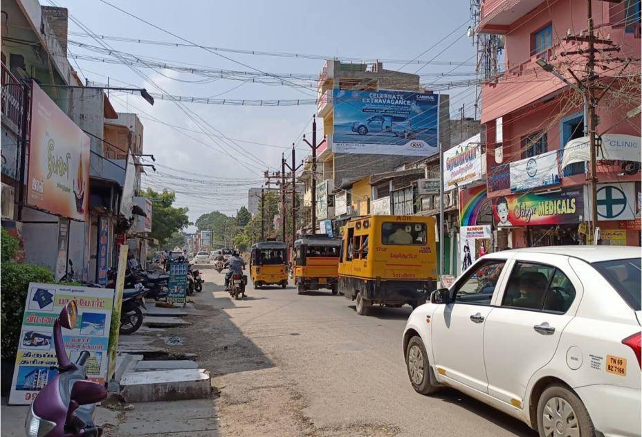 Hoarding-VE Road Nr. Chennai Sliks, Tuticorin, Tamilnadu Hoarding-VE Road Nr. Chennai Sliks, Tuticorin, Tamilnadu