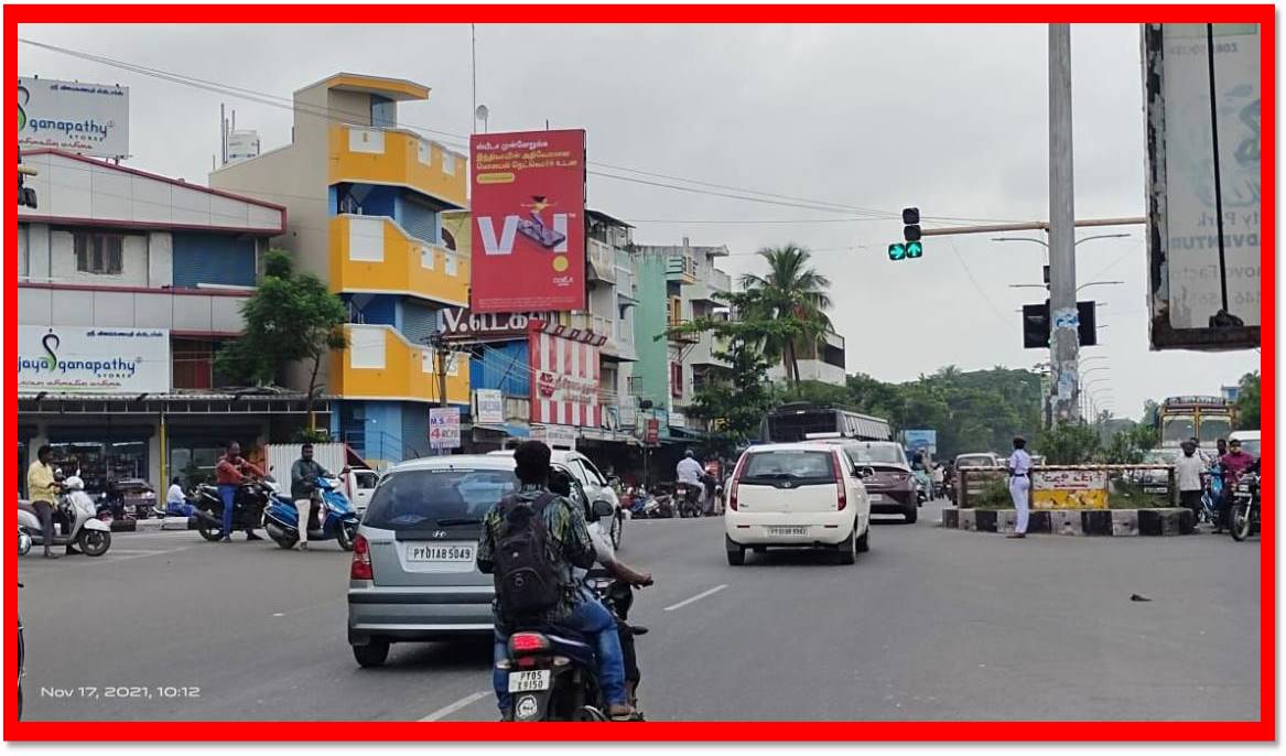 Hoarding-Swarna Nagar, Pondicherry, Tamilnadu Hoarding-Swarna Nagar, Pondicherry, Tamilnadu