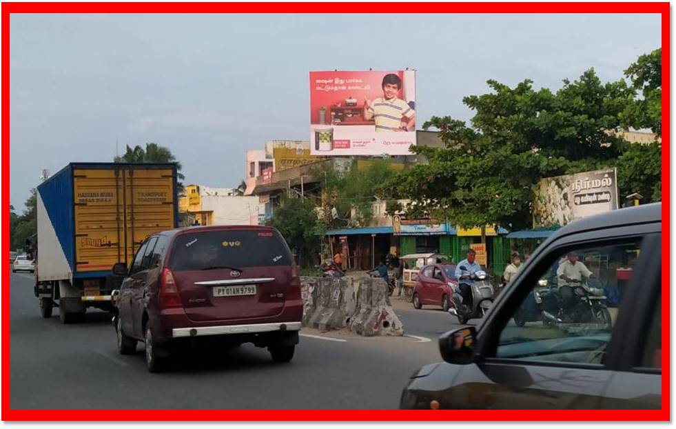 Hoarding-Thavalakuppamm Junction, Pondicherry, Tamilnadu