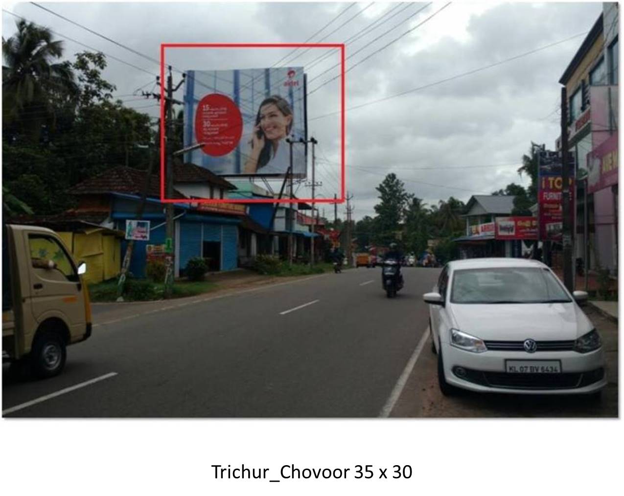 Hoarding-East Fort Junction, Trichur, Kerala Hoarding-East Fort Junction, Trichur, Kerala