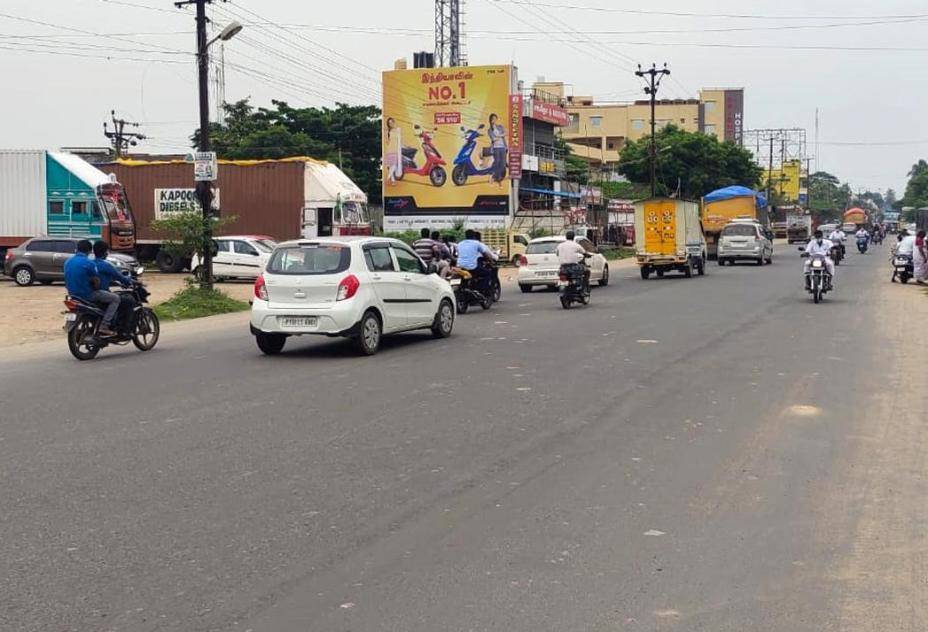 Hoarding-Nr.sivaji Statue, Pondicherry, Tamilnadu Hoarding-Nr.sivaji Statue, Pondicherry, Tamilnadu