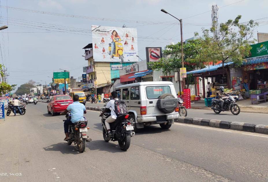 Hoarding-Moolakulam Junction - Nr. Bus Stand,  Pondicherry, Tamilnadu