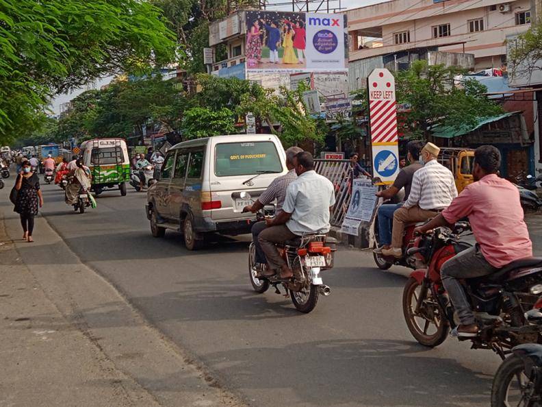 Hoarding-Kamaraj Salai,  Pondicherry, Tamilnadu