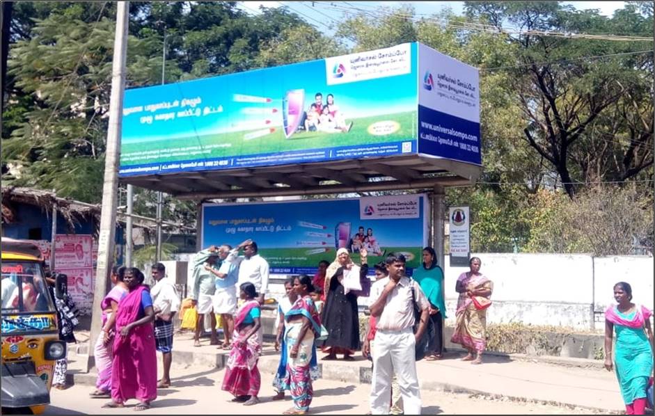 Bus Shelter-Anna Bus Stand, Madurai, Tamilnadu