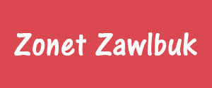 Zonet Zawlbuk Zonet Zawlbuk