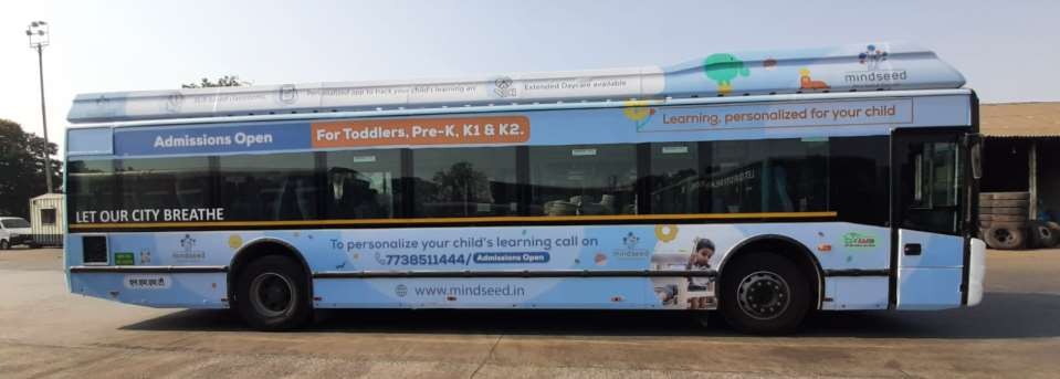 NMMT - Full Wrap - 12 Meter Electric AC - Mumbai